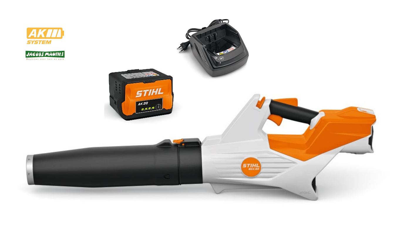 Stihl BGA 60 accu bladblazer (met accu AK 20 en lader AL 101)
