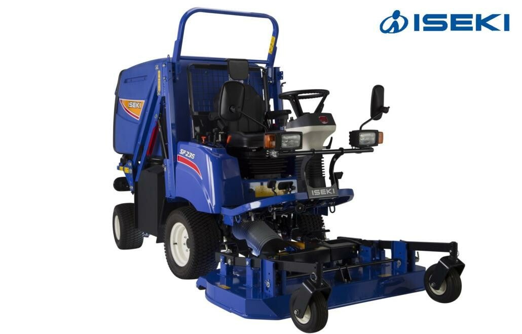 Iseki SF 237 frontmaaier met opvangsysteem