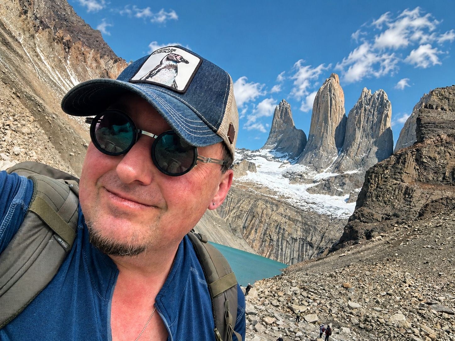 Tour Manager Chile at Mirador Torres del Paine