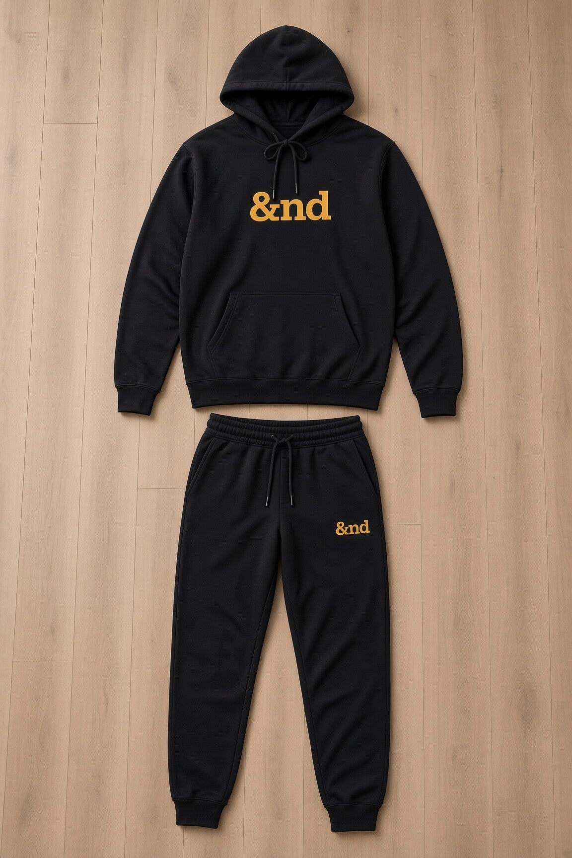 &nd Jogger/Hoodie Set Yellow