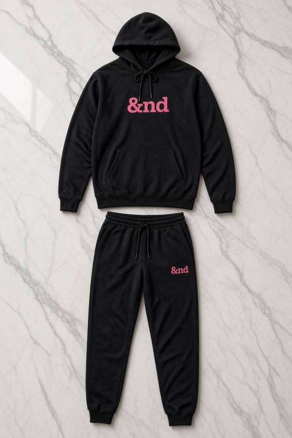 &nd Jogger/Hoodie Set Pink