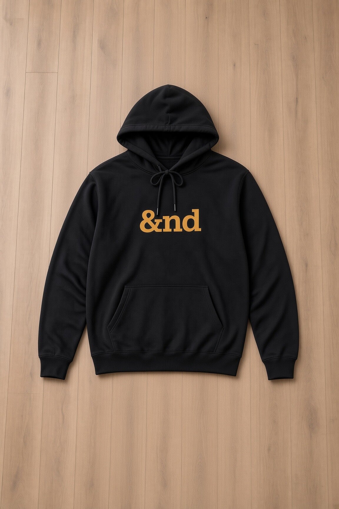 &nd Oversized unisex Hoodie YELLOW