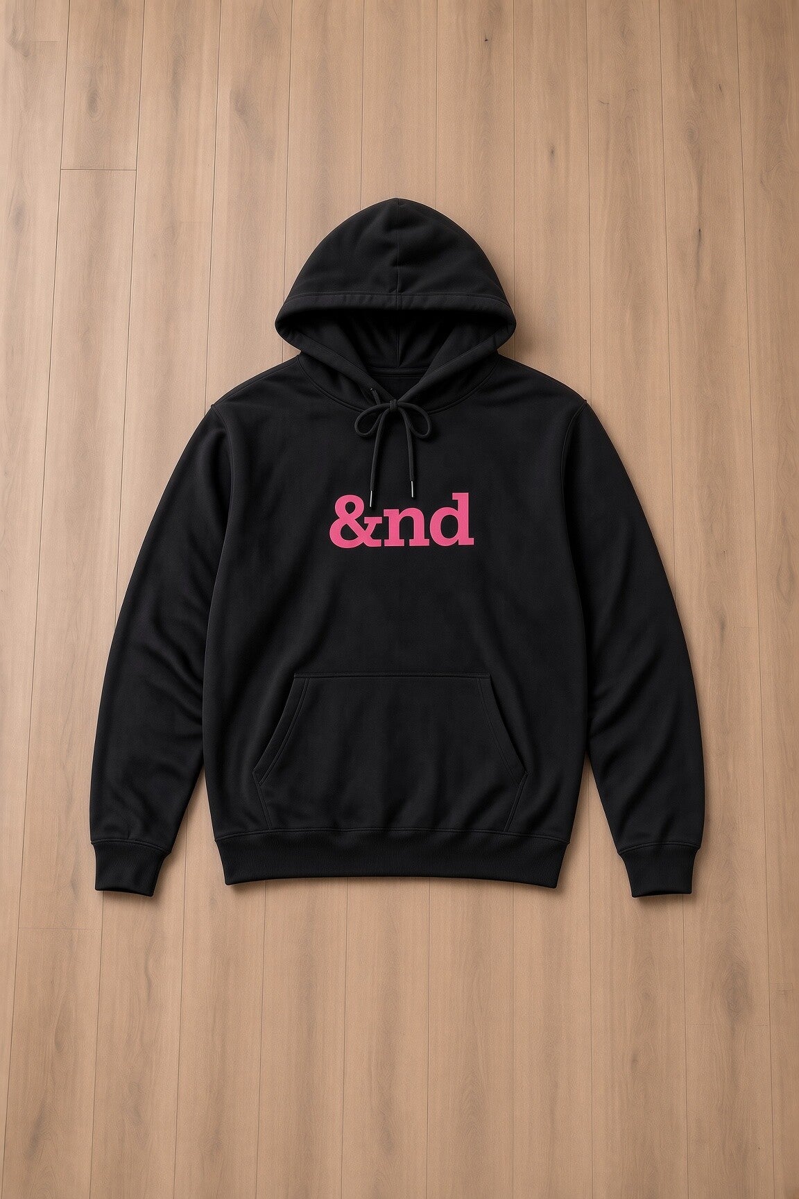 &nd Oversized Unisex Hoodie PINK