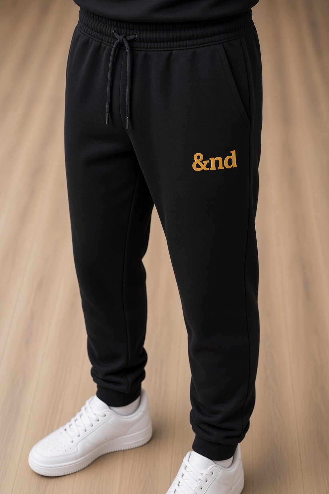 &nd Fleeced Unisex Joggers Yellow