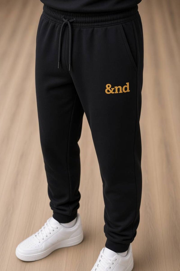 &nd Fleeced Unisex Joggers Yellow