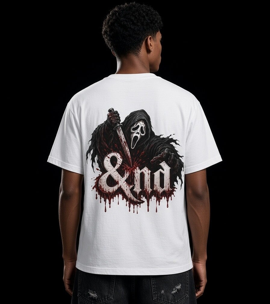 &nd Ghost Unisex Oversized White