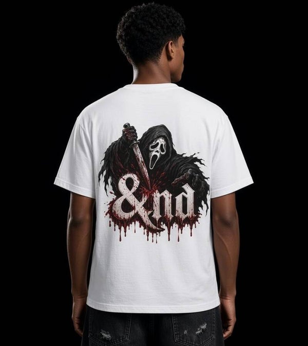 &nd Ghost Unisex Oversized White