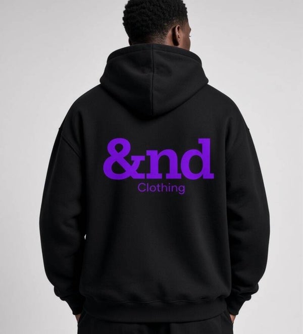 &nd Clothing Purple Unisex Hoodie