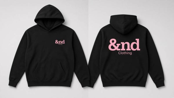 &nd Clothing Hoodie Baby Pink