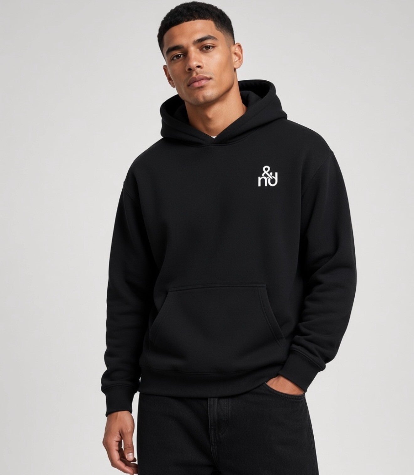 &nd oversized fleeced hoodie