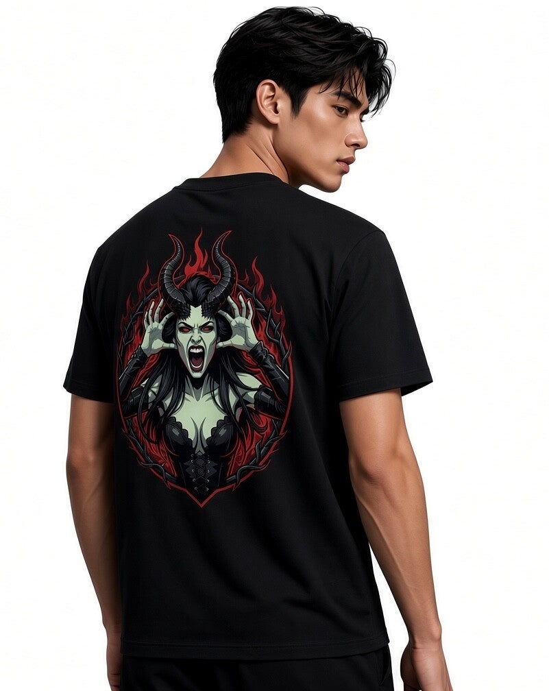 &nd unisex demon tee black