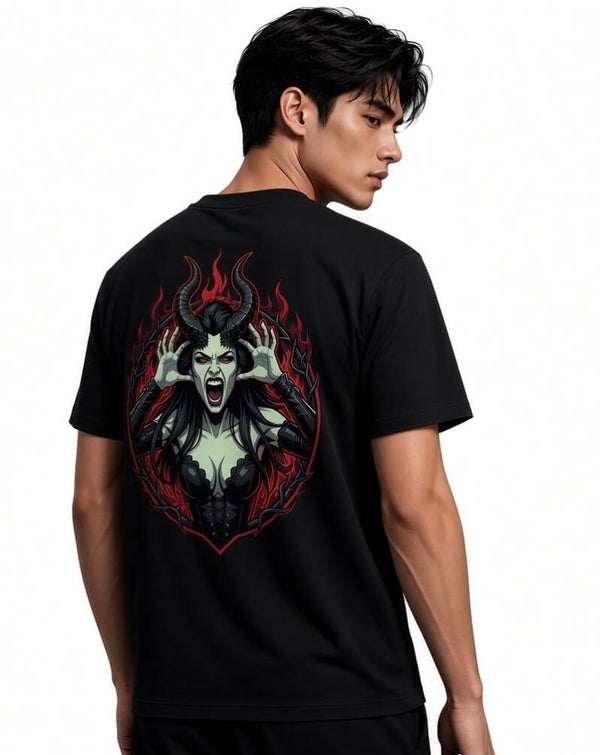 &nd unisex demon tee black