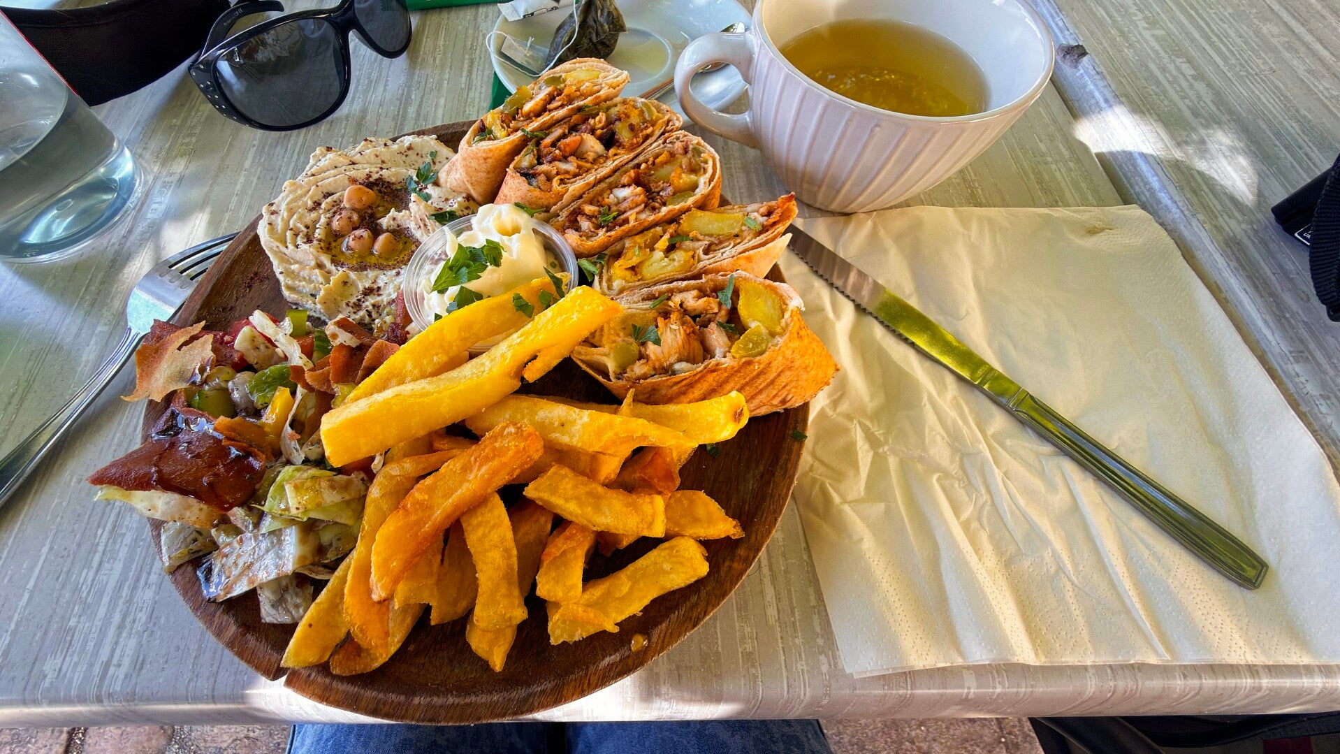 Libanees eten in Troyes