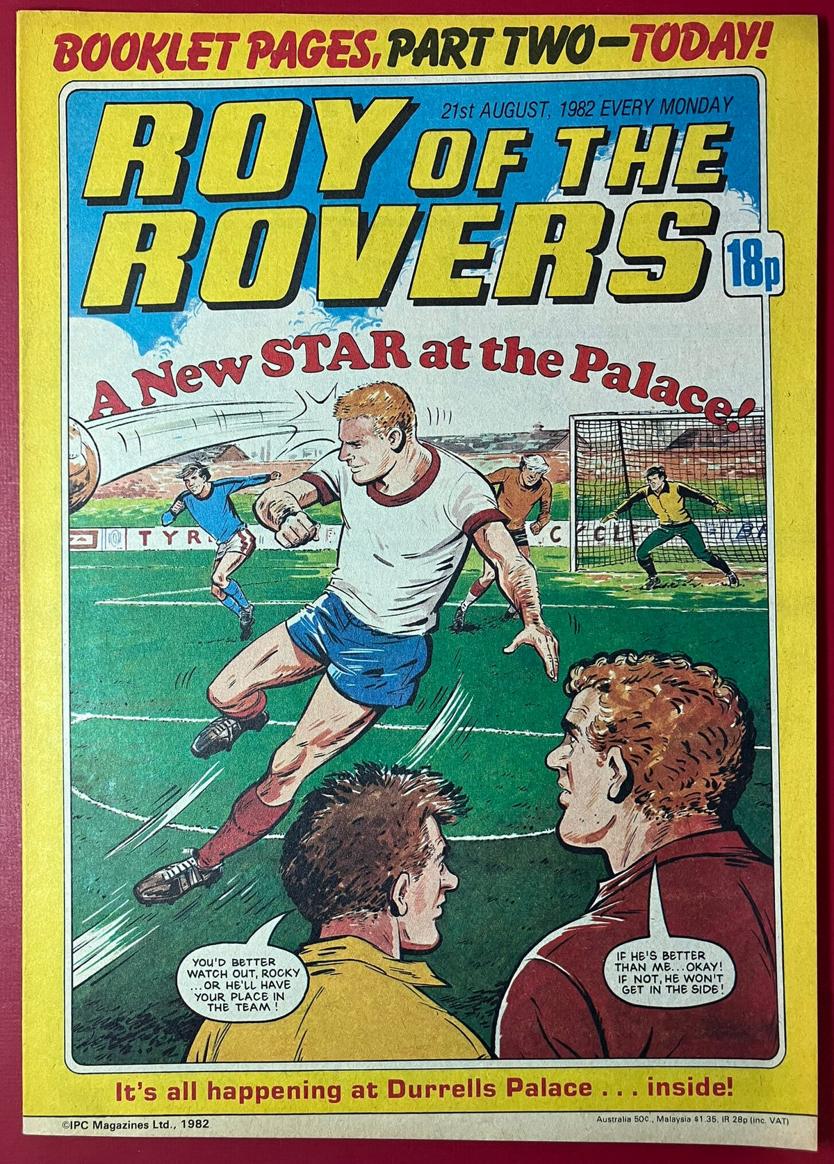 Roy of the Rovers - (21st Aug 1982) / Roy of the Rovers - Year - 1982 ...