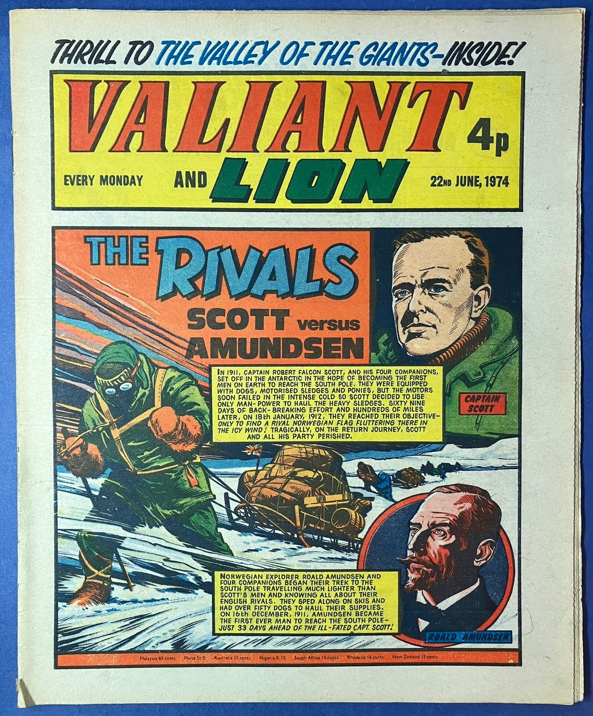 Valiant and Lion - (22nd Jun 1974) / Valiant - YEAR - 1974 / Valiant ...