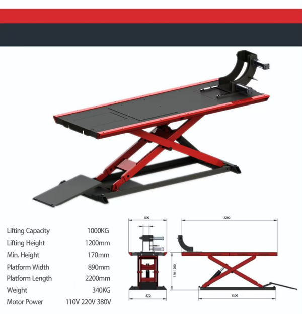 Alphatek Motorcycle Lift