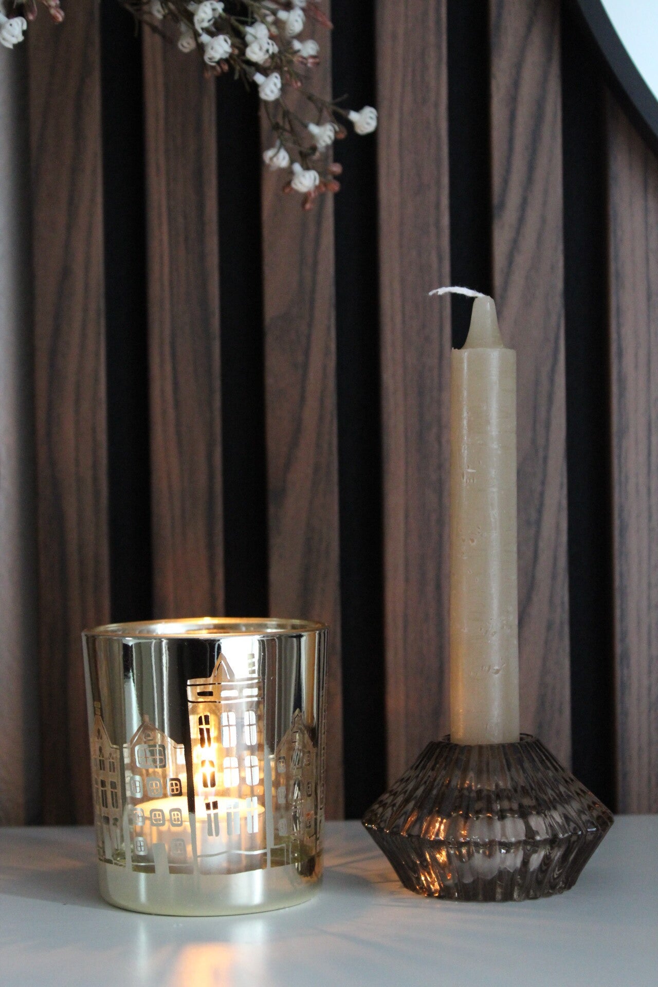 Waxinelichtje huisjes