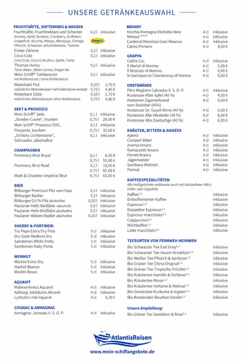 atlantik-speisekarte-mein-schiff-tui-cruises | www.atlantisreisen.com