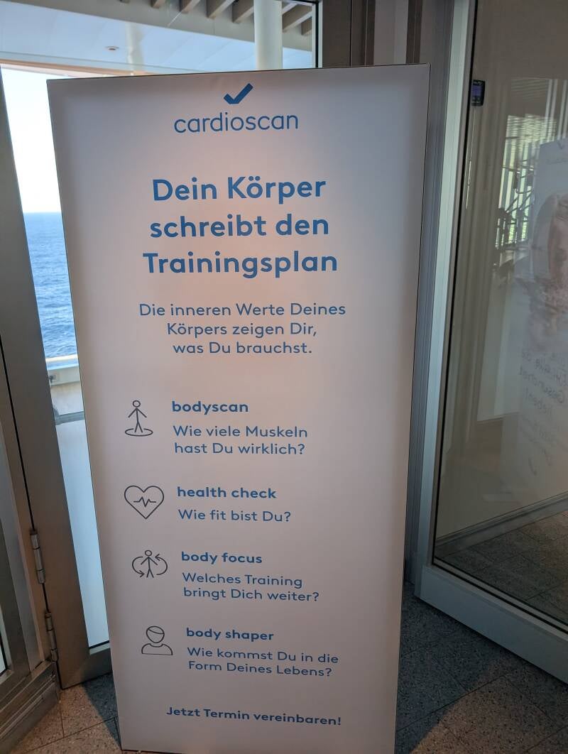 Fitness-Studio Mein Schiff Relax  | www.top65.de