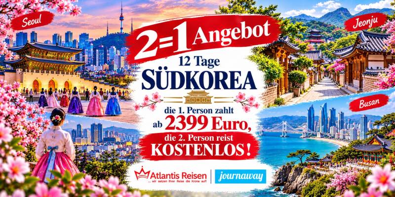 Journaway 2=1 Südkorea | www.journaway-online.de