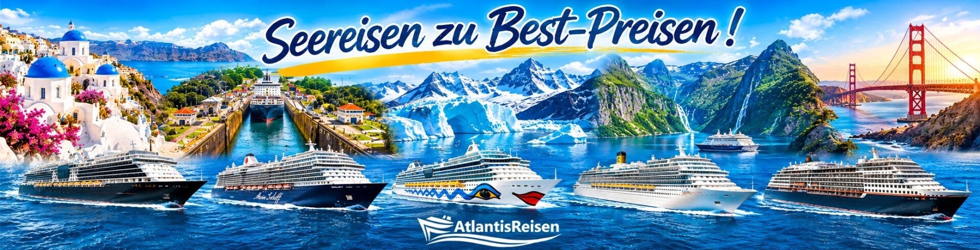 Kreuzfahrten   | www.top65.de; www.storno-kabinen.de;  www.traum-kreuzfahrten.de; www.atlantis-kreuzfahrten.de; www.atlantisreisen.com