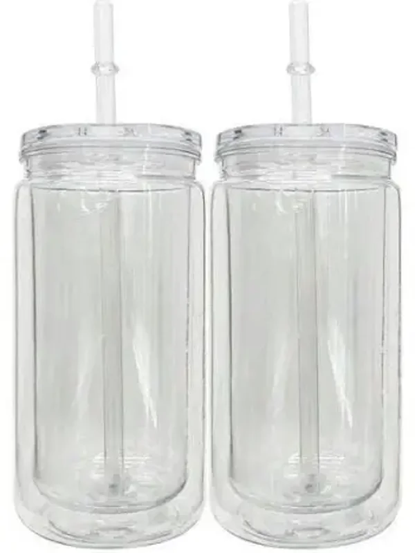 16oz snowglobe tumbler