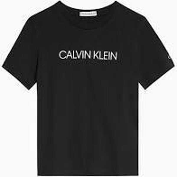 CALVIN KLEIN T-SHIRT MET LOGO VAN BIOLOGISCH KATOEN
