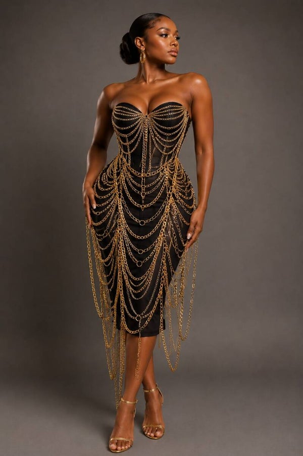 Chain Cocktail Dress