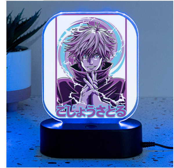 Fotolampe "Saturo Gojo Purpur"