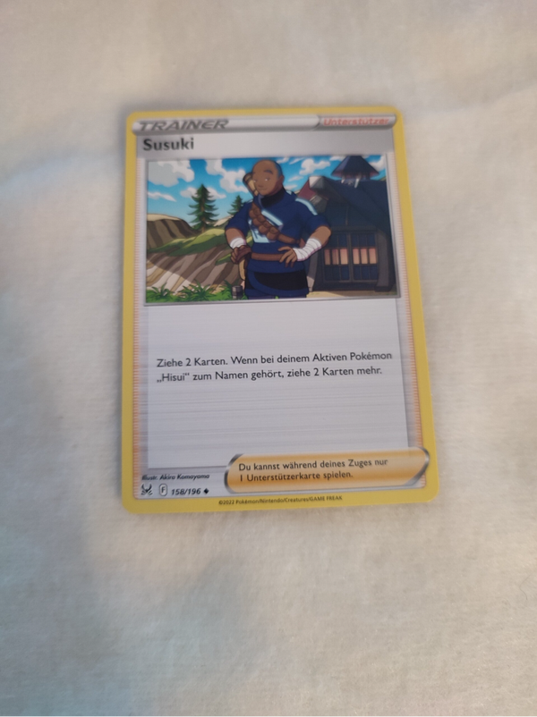 Pokemonkarte Deutsch "Trainer Susuki"