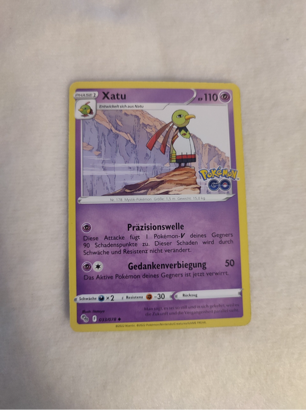 Pokemonkarte Deutsch "Xatu"