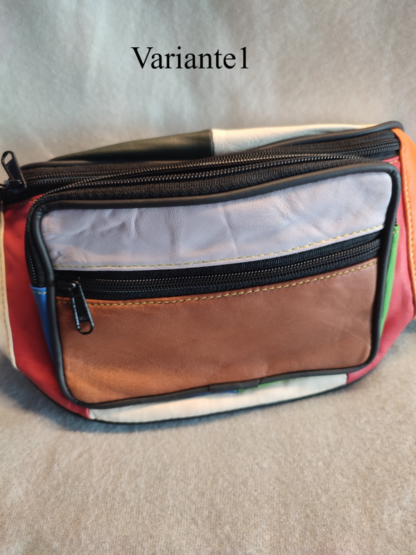 Echtleder Bauchtaschen "eckig geformt"