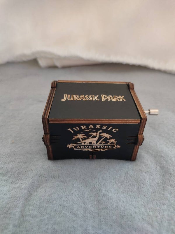 Spieluhr "Jurassic Park schwarz"