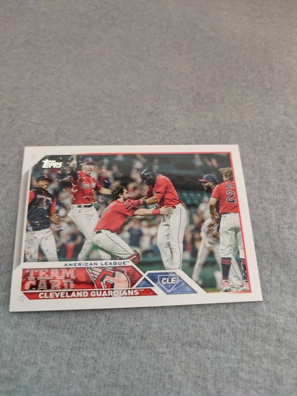 Einzelkarten Baseball Teambild Cleveland Guardians