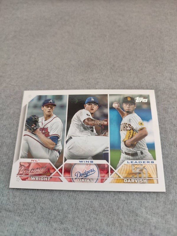 Einzelkarten Baseball Wright/Urias/Darvish