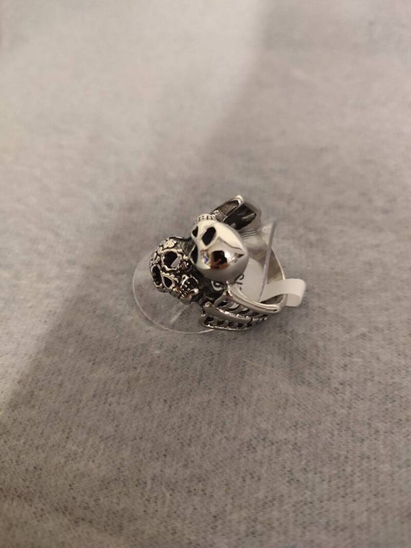 et Nox Ring "Double Skull"