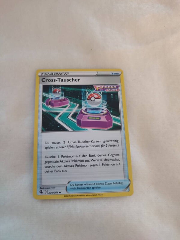 Pokemonkarte Deutsch "Trainer Cross-Tauscher"