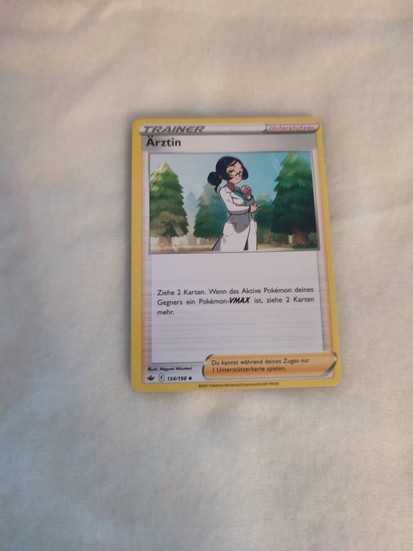 Pokemonkarte Deutsch "Trainer Ärztin"