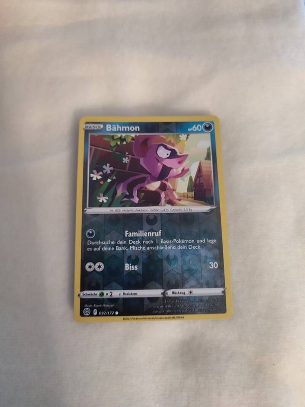Pokemonkarte Deutsch "Bähmon"