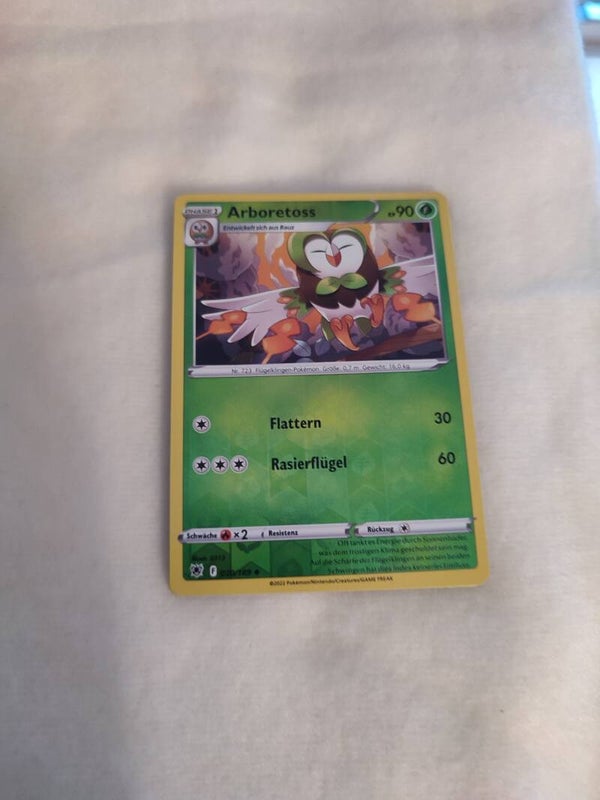 Pokemonkarte Deutsch "Aboretoss"