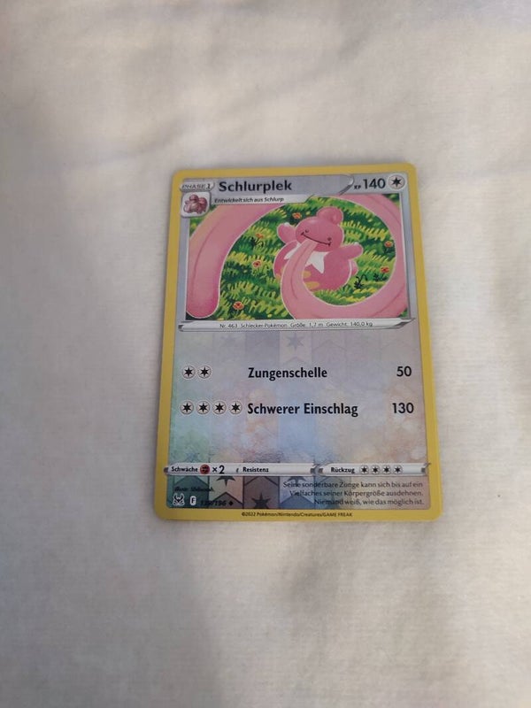 Pokemonkarte Deutsch "Schlurplek"