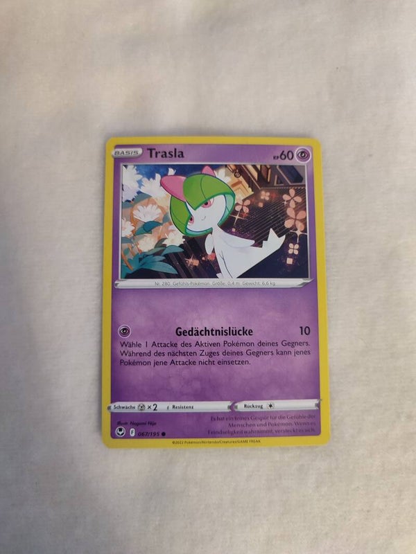 Pokemonkarte Deutsch "Trasla"