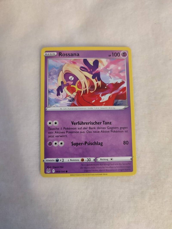 Pokemonkarte Deutsch "Rossana"