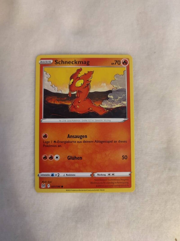 Pokemonkarte Deutsch "Schneckmag"