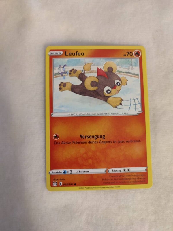 Pokemonkarte Deutsch "Leufeo"