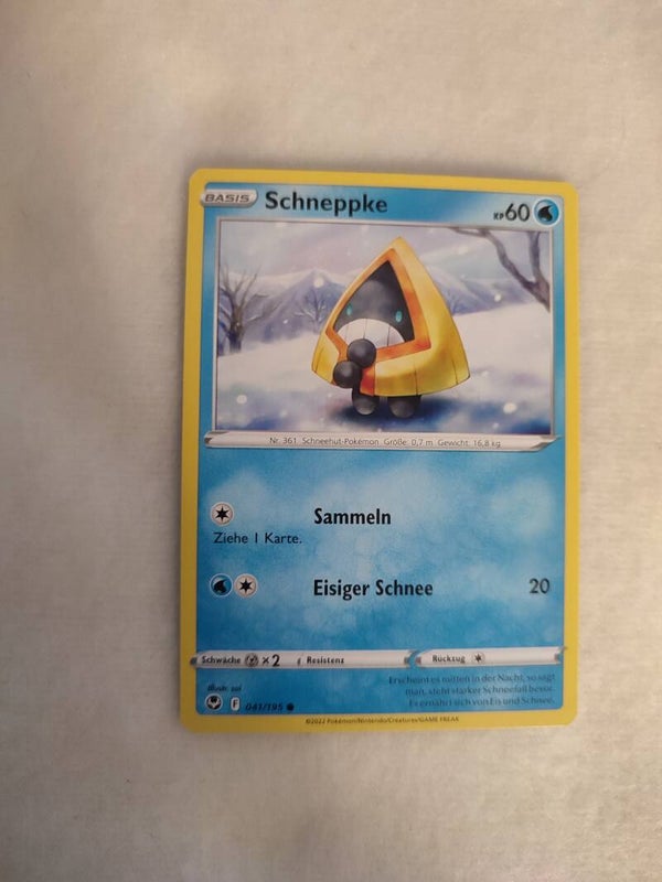 Pokemonkarte Deutsch "Schneppke"