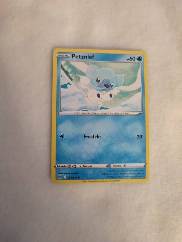 Pokemonkarte Deutsch "Petznief"