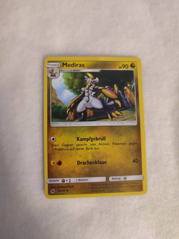 Pokemonkarte Deutsch "Mediras"