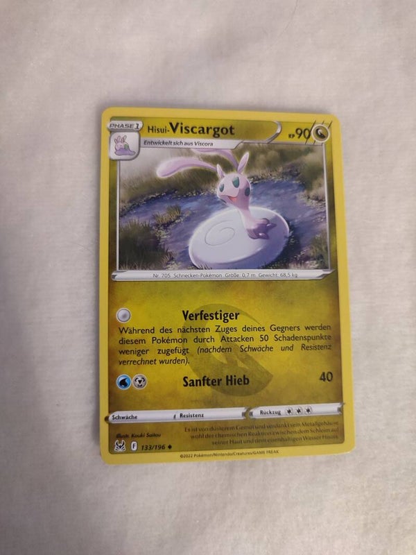 Pokemonkarte Deutsch "Hisui-Viscrgot"
