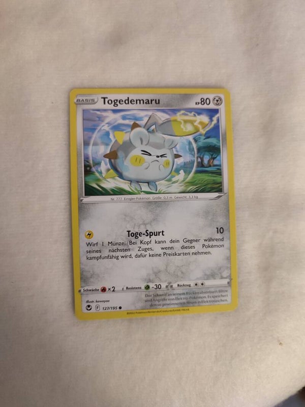 Pokemonkarte Deutsch "Togedemaru"